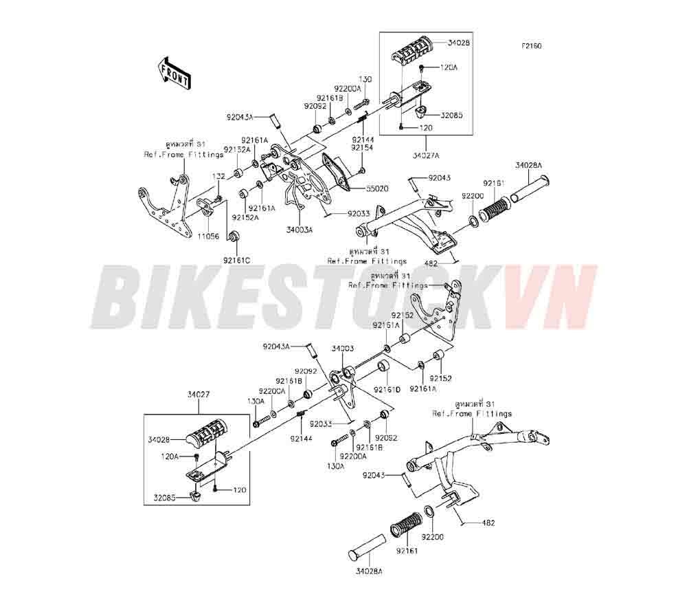 CHASSIS FOOTRESTS