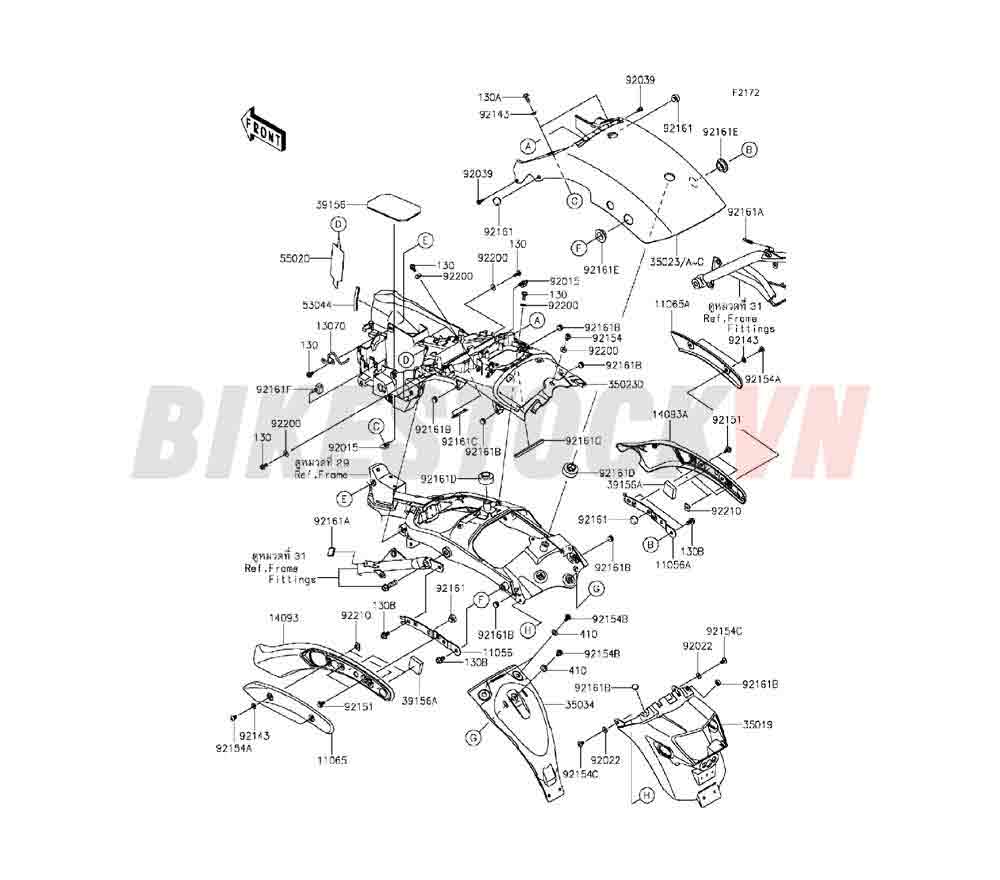 CHASSIS REAR FENDER(S)