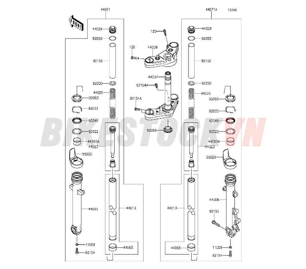 CHASSIS FRONT FORK