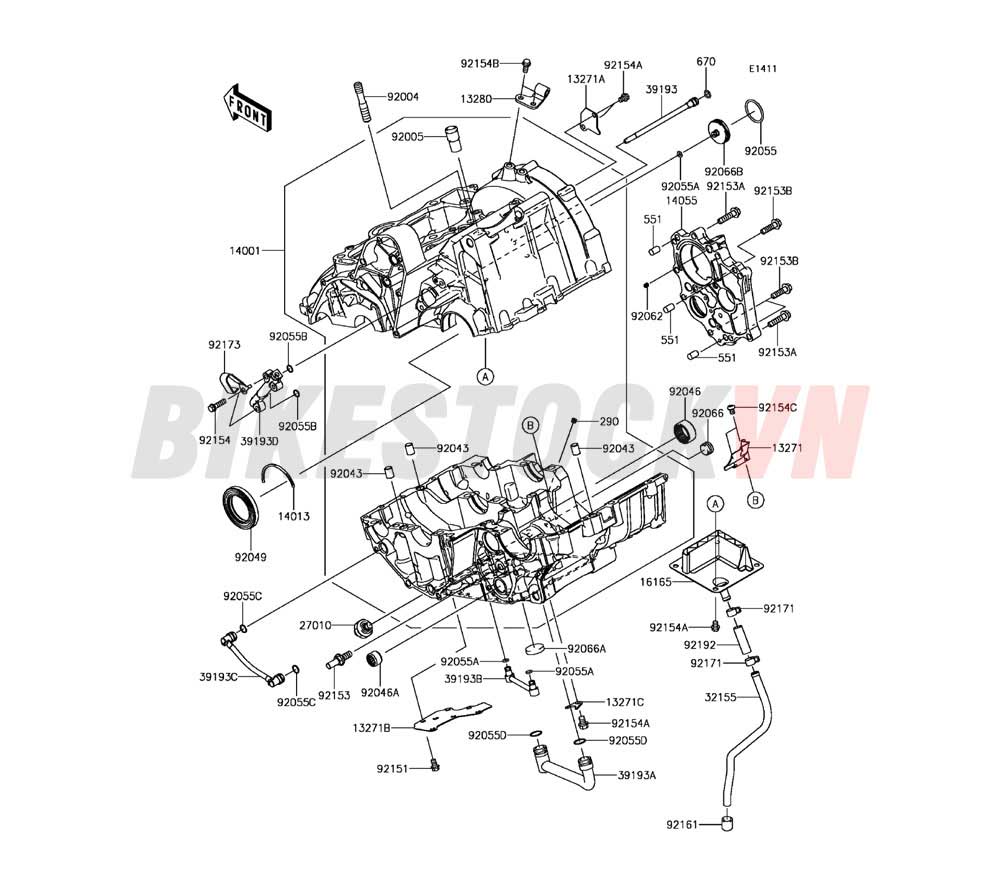 ENGINE CRANKCASE