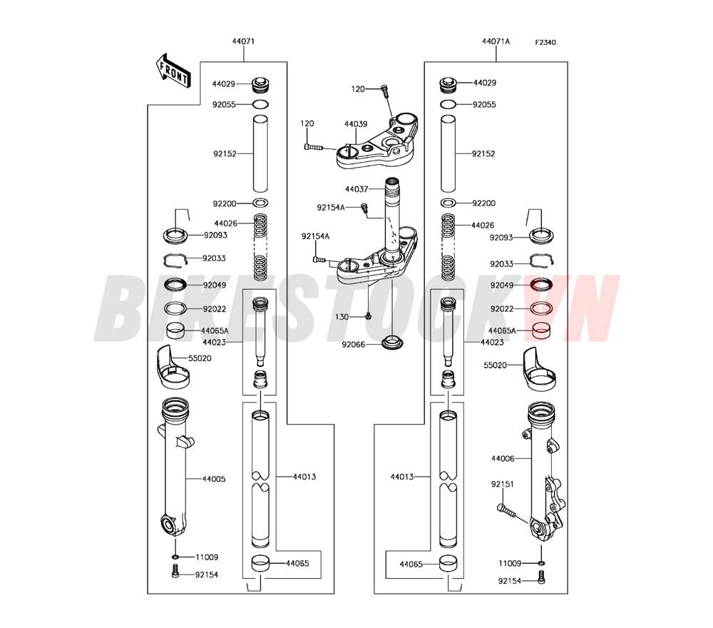 CHASSIS FRONT FORK