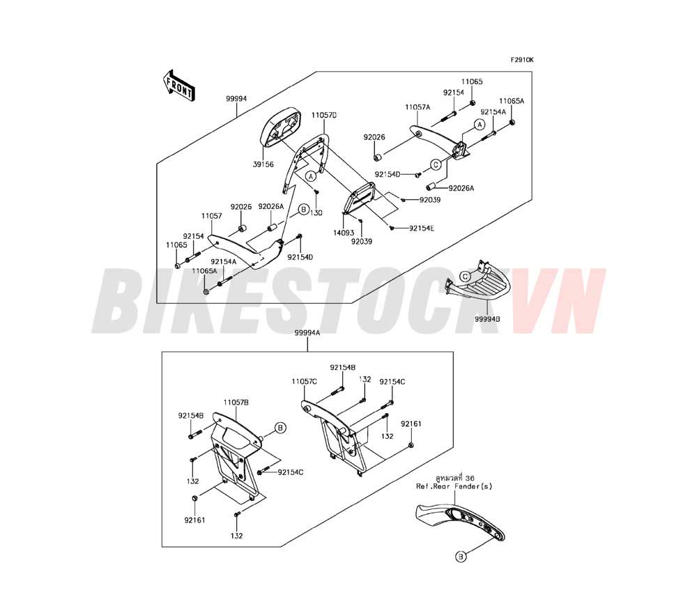 CHASSIS ACCESSORY (PASSENGER BACKREST)