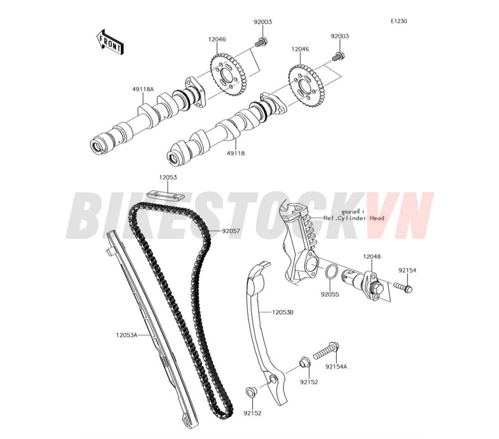 ENGINE CAMSHAFT(S)/TENSIONER