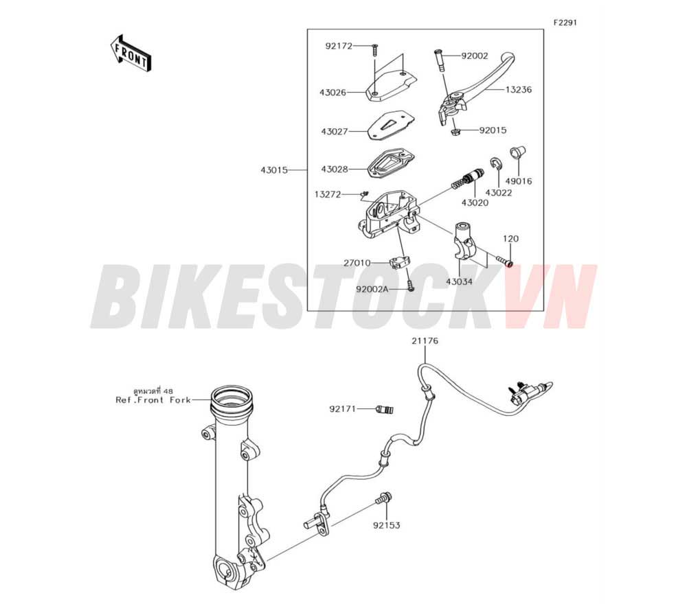 CHASSIS FRONT MASTER CYLINDER