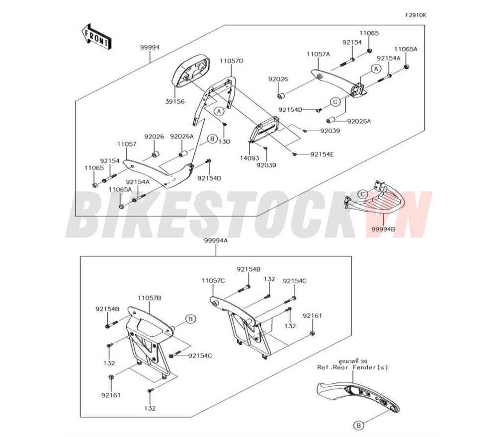 CHASSIS ACCESSORY(PASSENGER BACKREST)