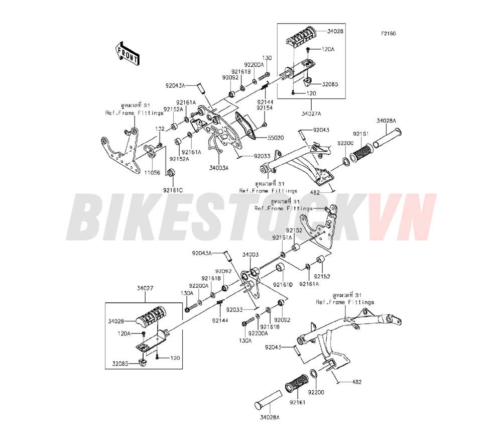 CHASSIS FOOTRESTS