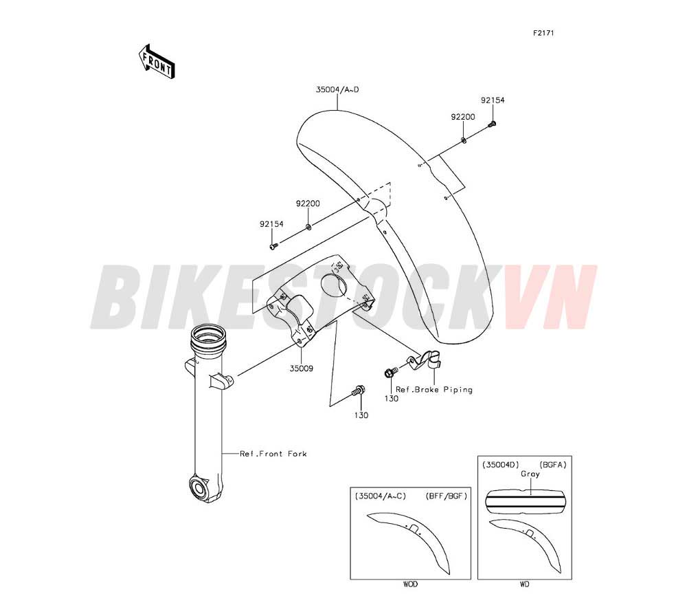 CHASSIS FRONT FENDER(S)