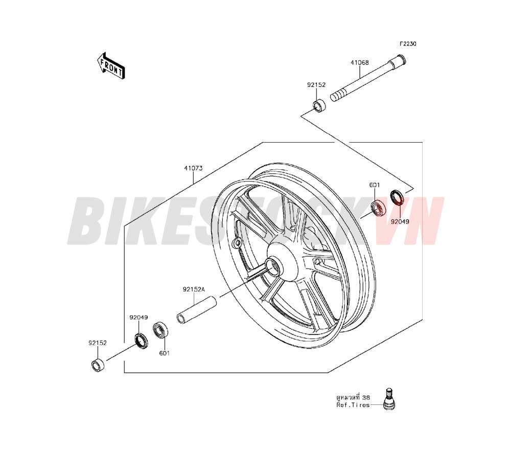 CHASSIS FRONT HUB