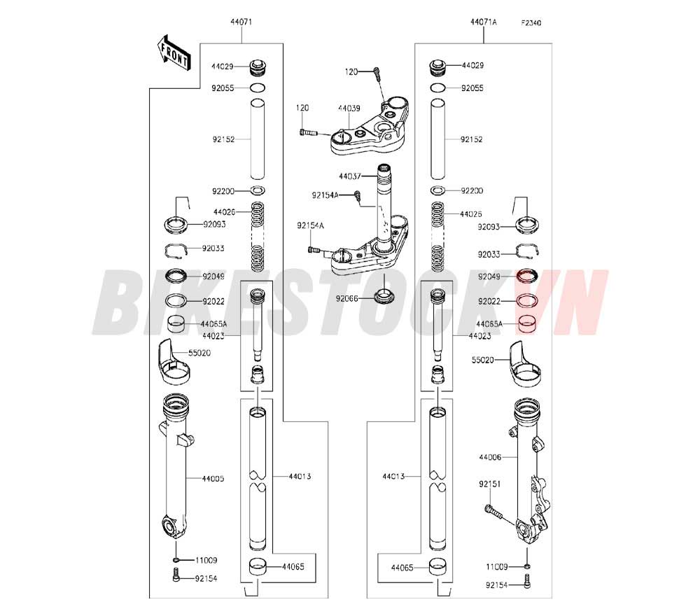 CHASSIS FRONT FORK