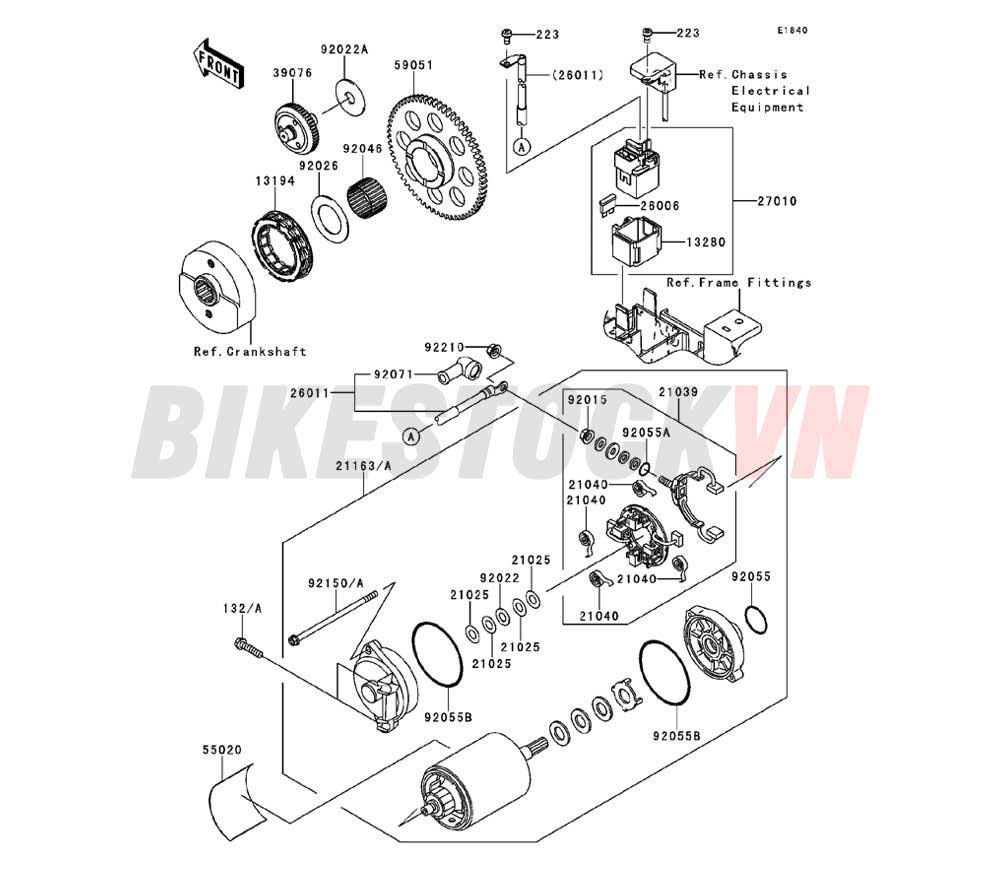 ENGINE STARTER MOTOR