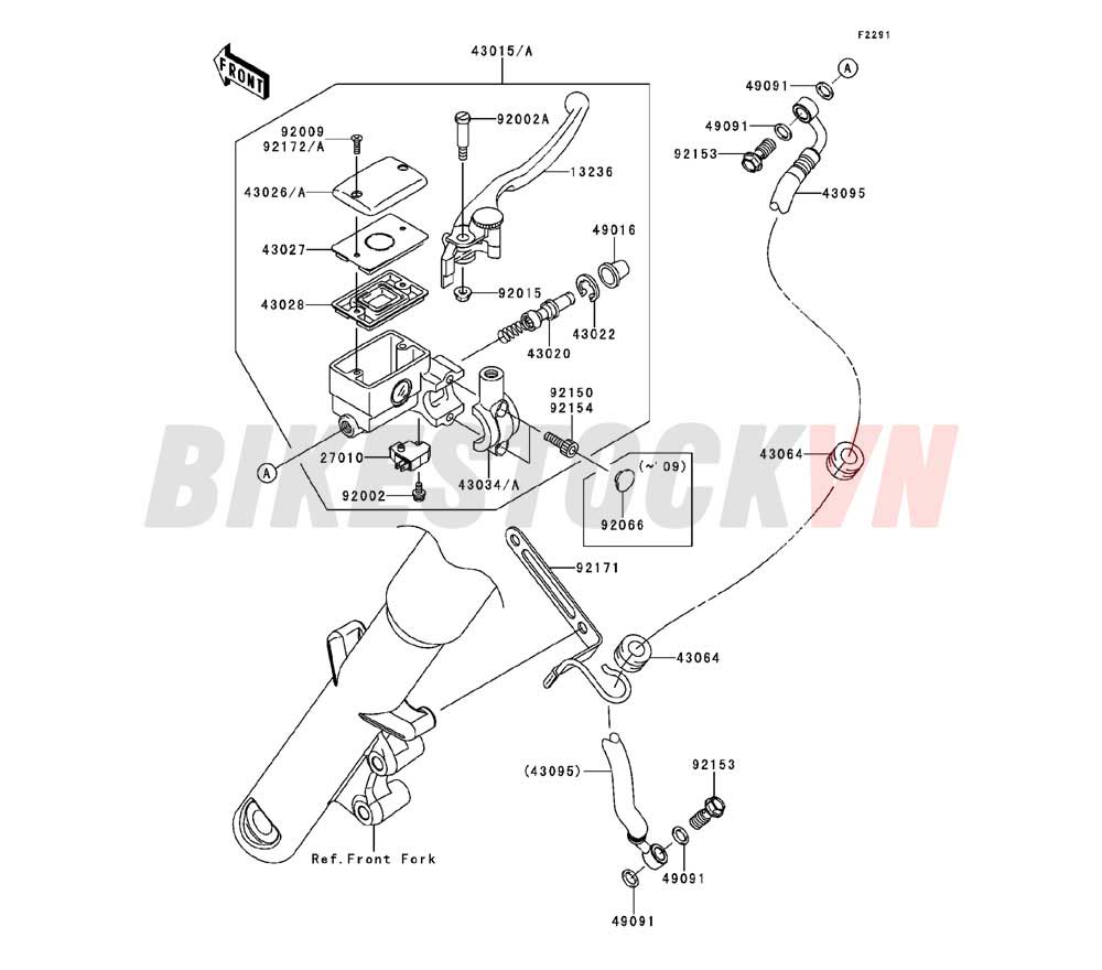 CHASSIS FRONT MASTER CYLINDER