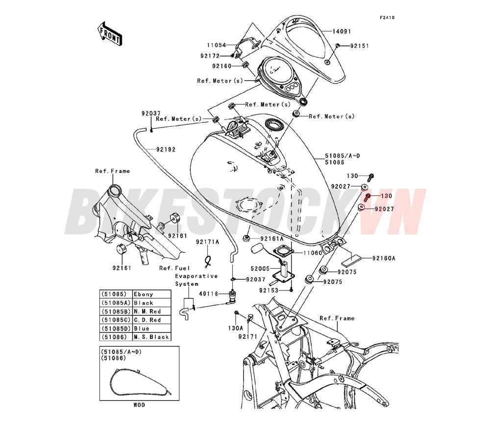 CHASSIS FUEL TANK