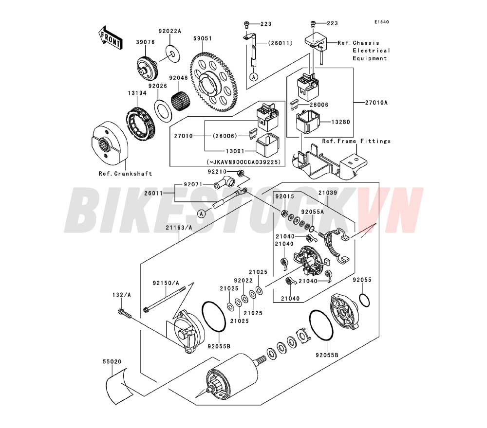 ENGINE STARTER MOTOR