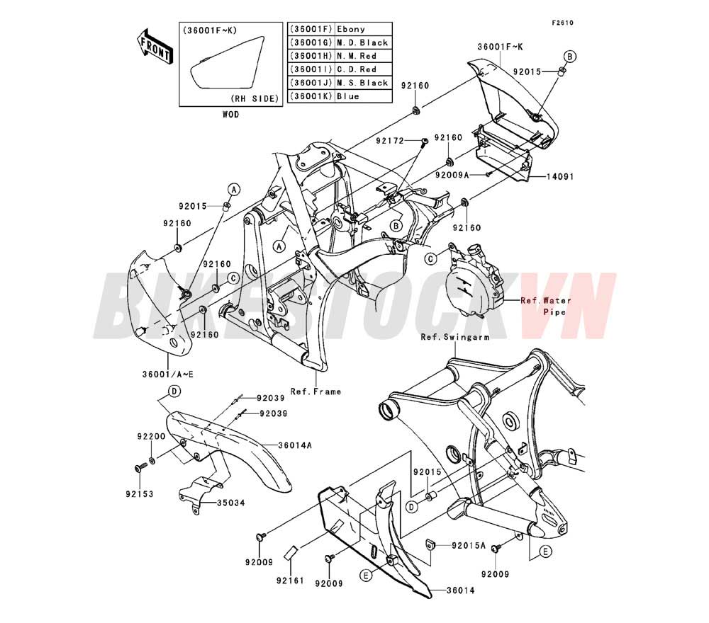 CHASSIS SIDE COVERS/CHAIN COVER