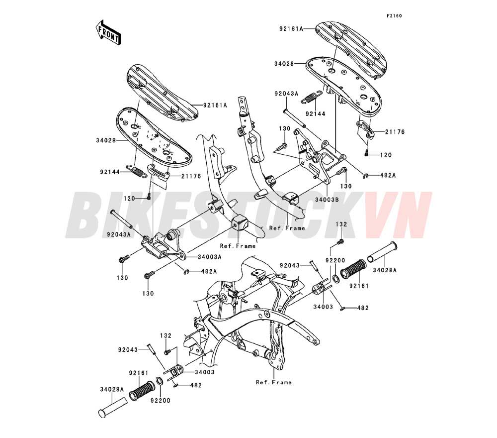 CHASSIS FOOTRESTS