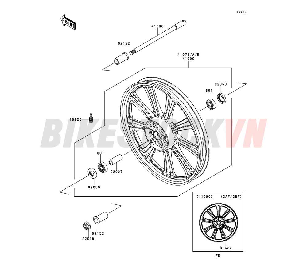 CHASSIS FRONT HUB