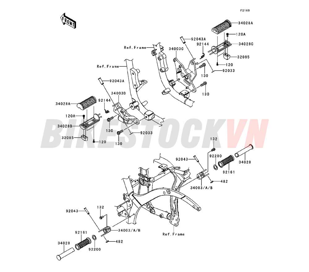 CHASSIS FOOTRESTS