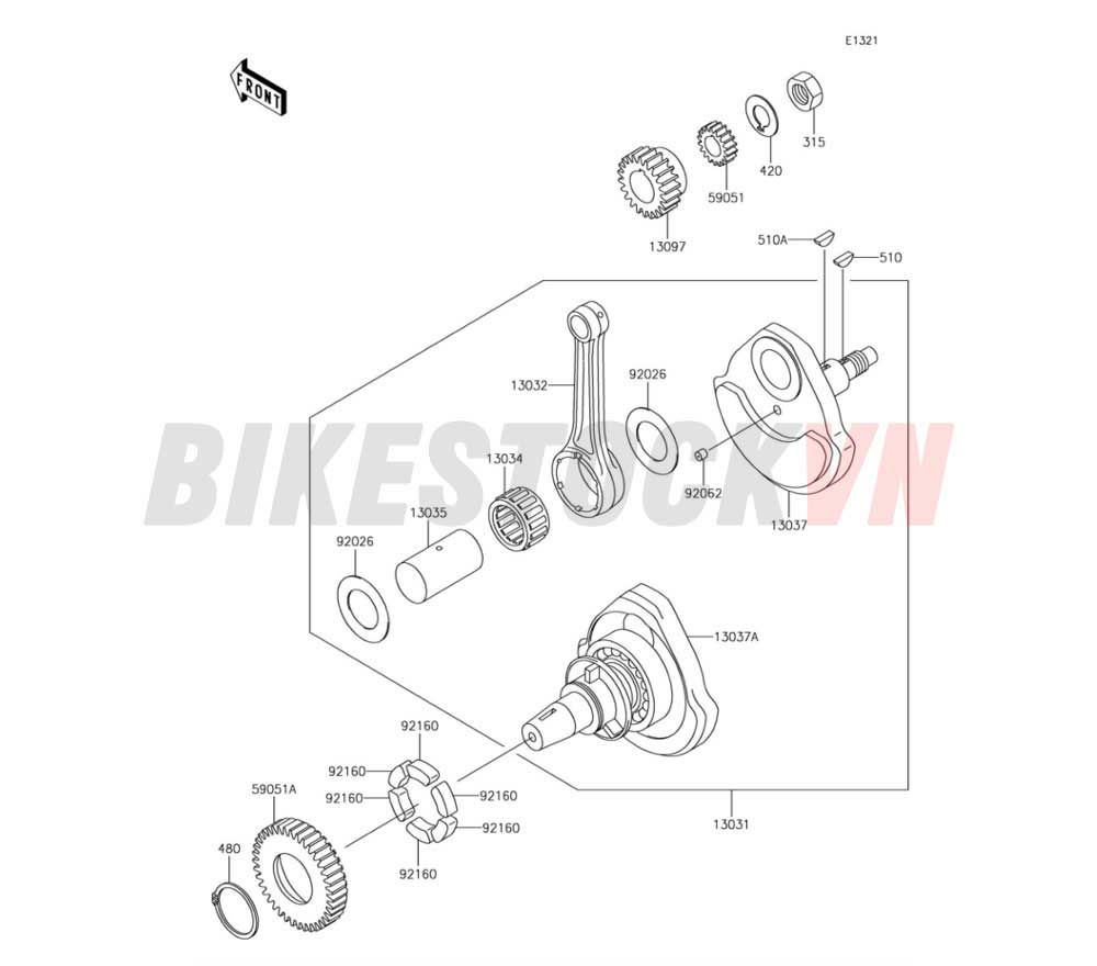 ENGINE CRANKSHAFT