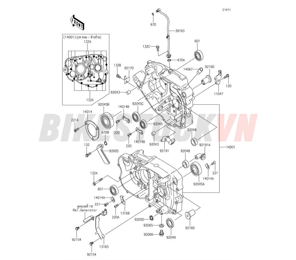 ENGINE CRANKCASE