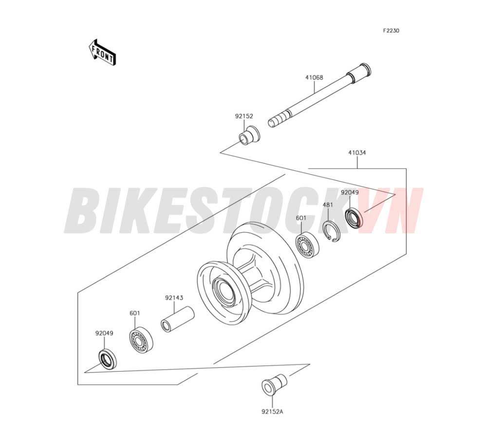 CHASSIS 	FRONT HUB