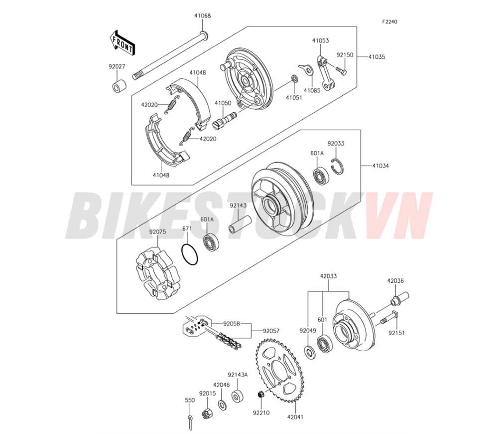 CHASSIS REAR HUB