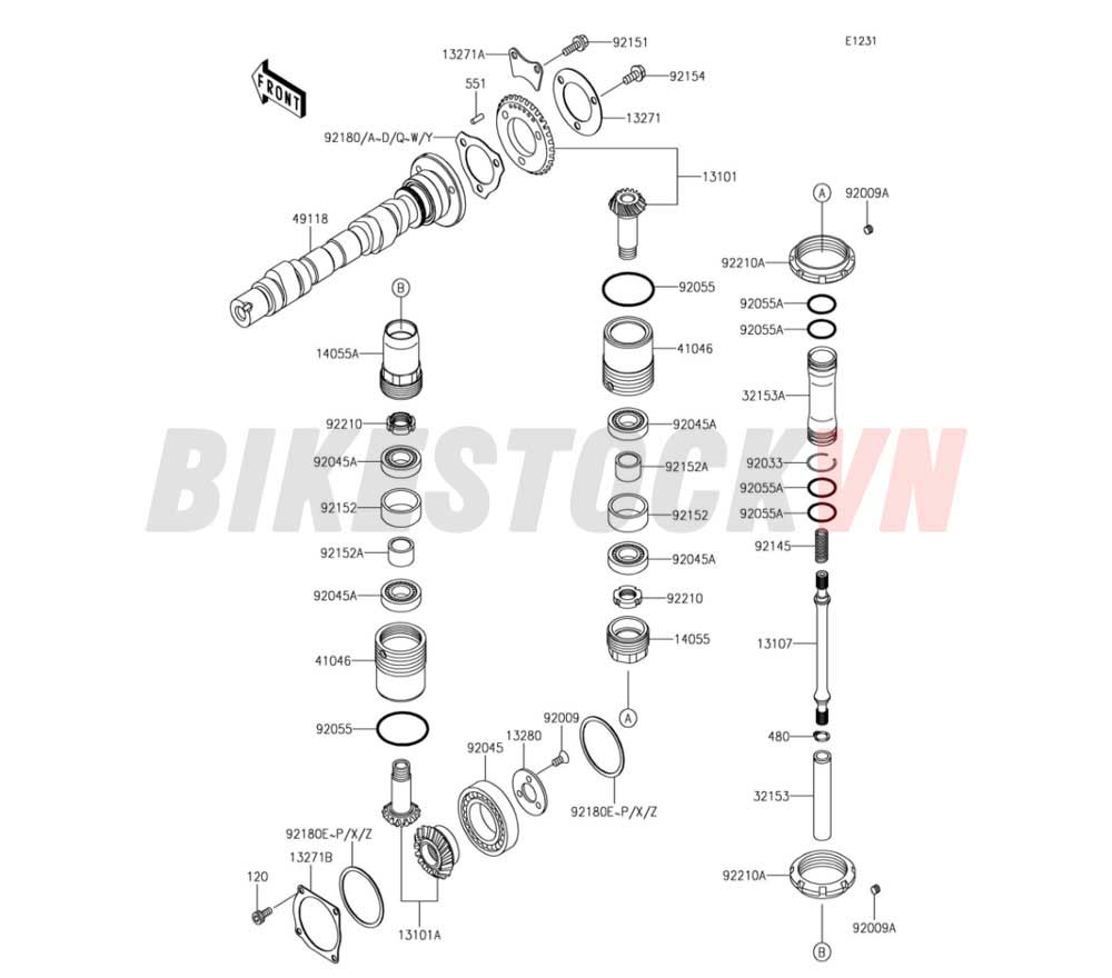 ENGINE CAMSHAFT(S)/BEVEL GEAR