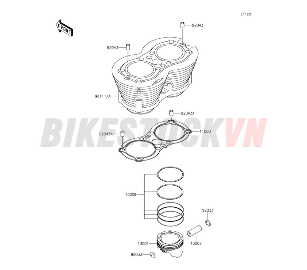 ENGINE CYLINDER/PISTON(S)