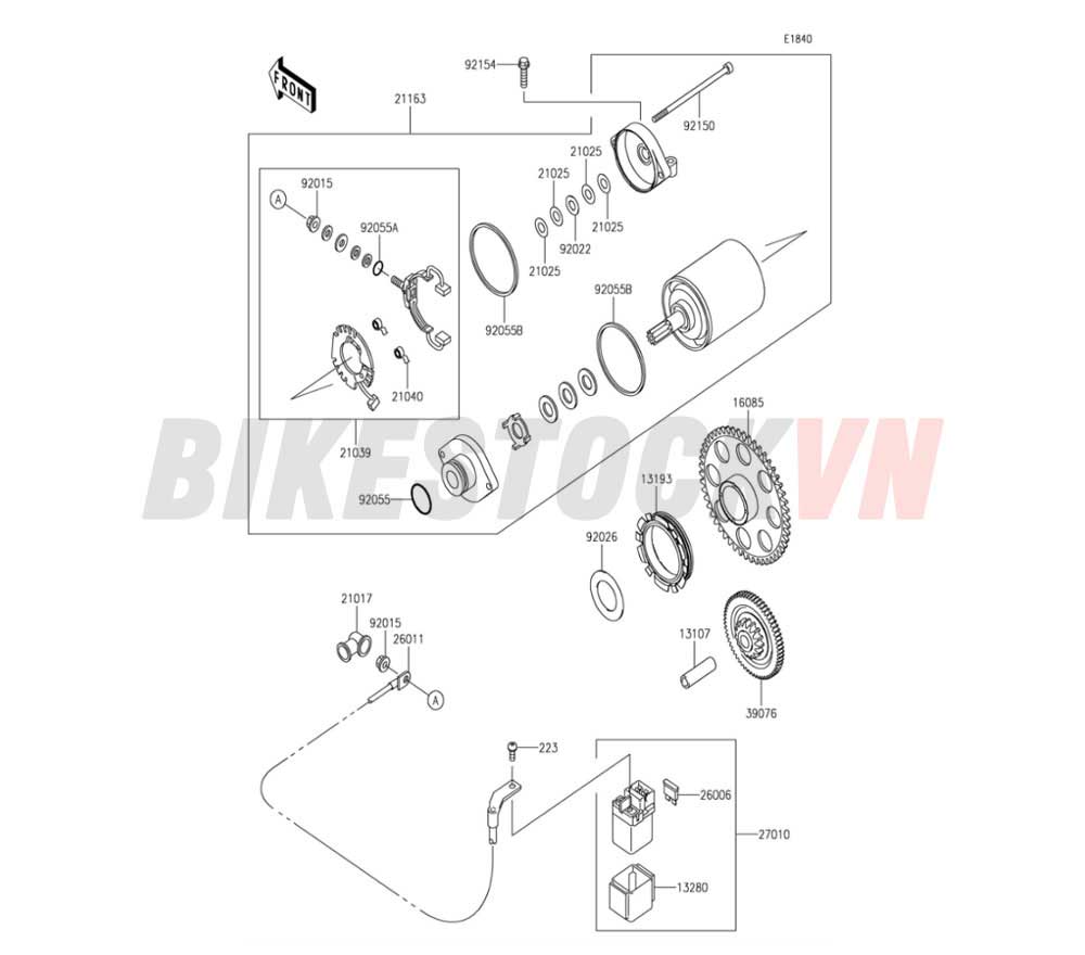 ENGINE STARTER MOTOR