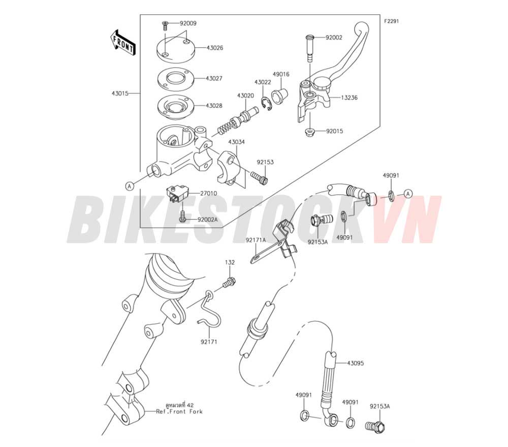 CHASSIS FRONT MASTER CYLINDER