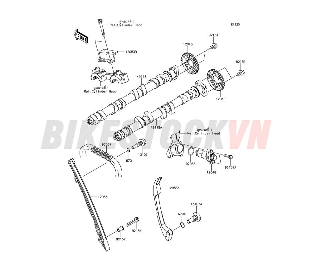 CAMSHAFT(S) TENSIONER