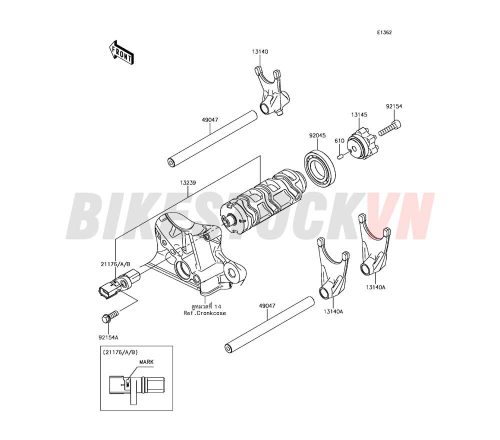 GEAR CHANGE DRUM SHIFT FORK(S)