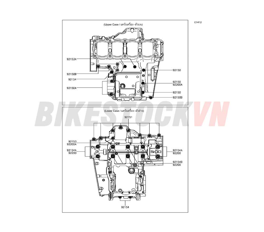 CRANKCASE BOLT PATTERN