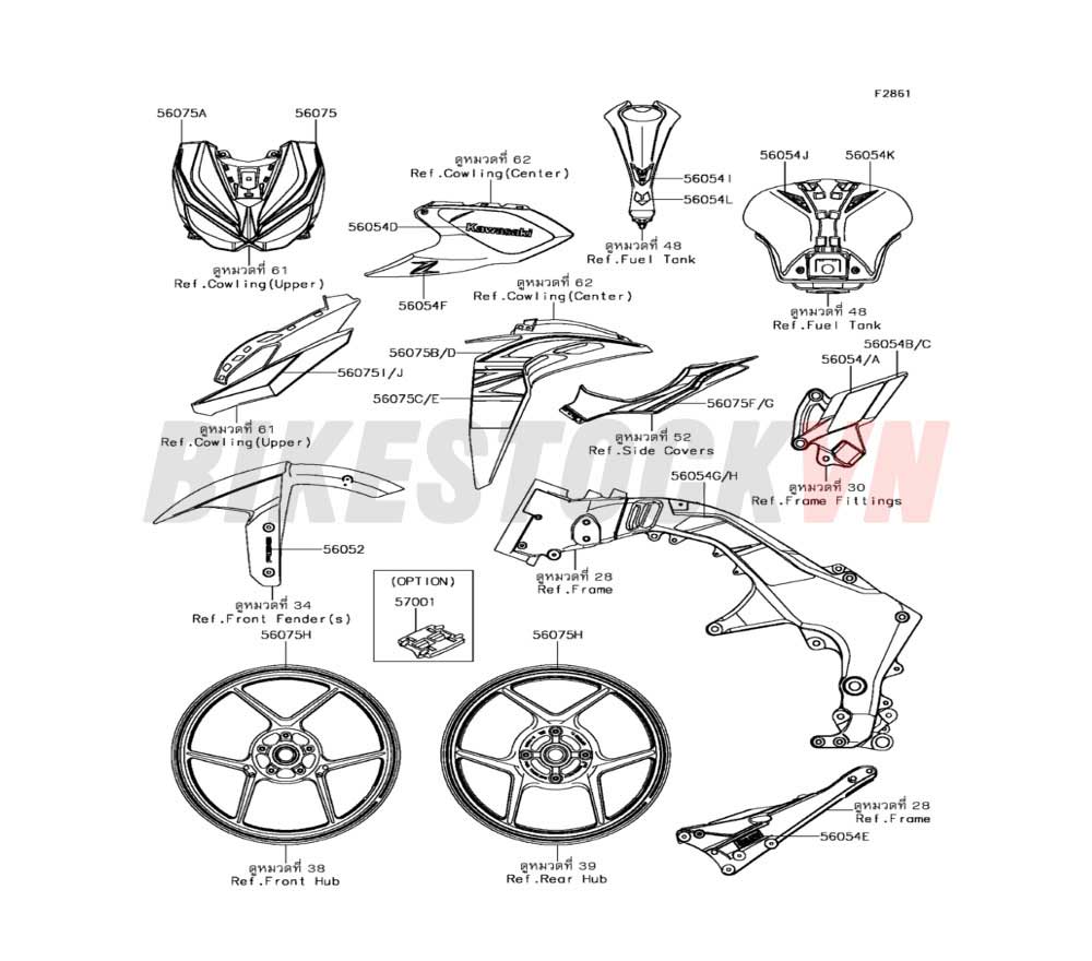 CHASSIS DECALS(BLACK)(JHF)