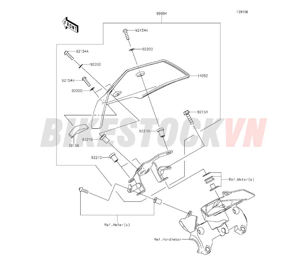 CHASSIS ACCESSORY(METER COVER)