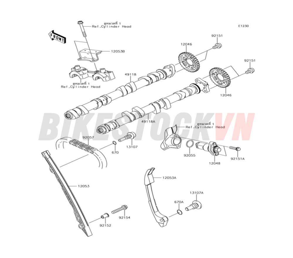 ENGINE CAMSHAFT(S)/TENSIONER