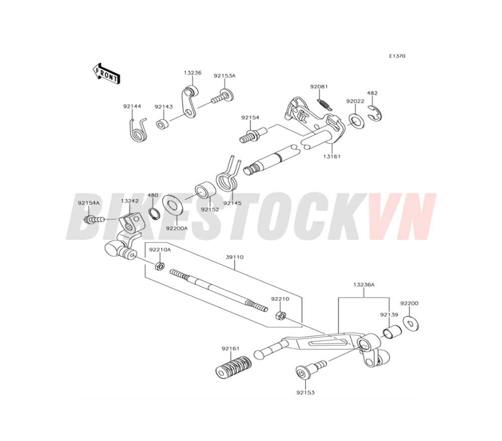 ENGINE GEAR CHANGE MECHANISM