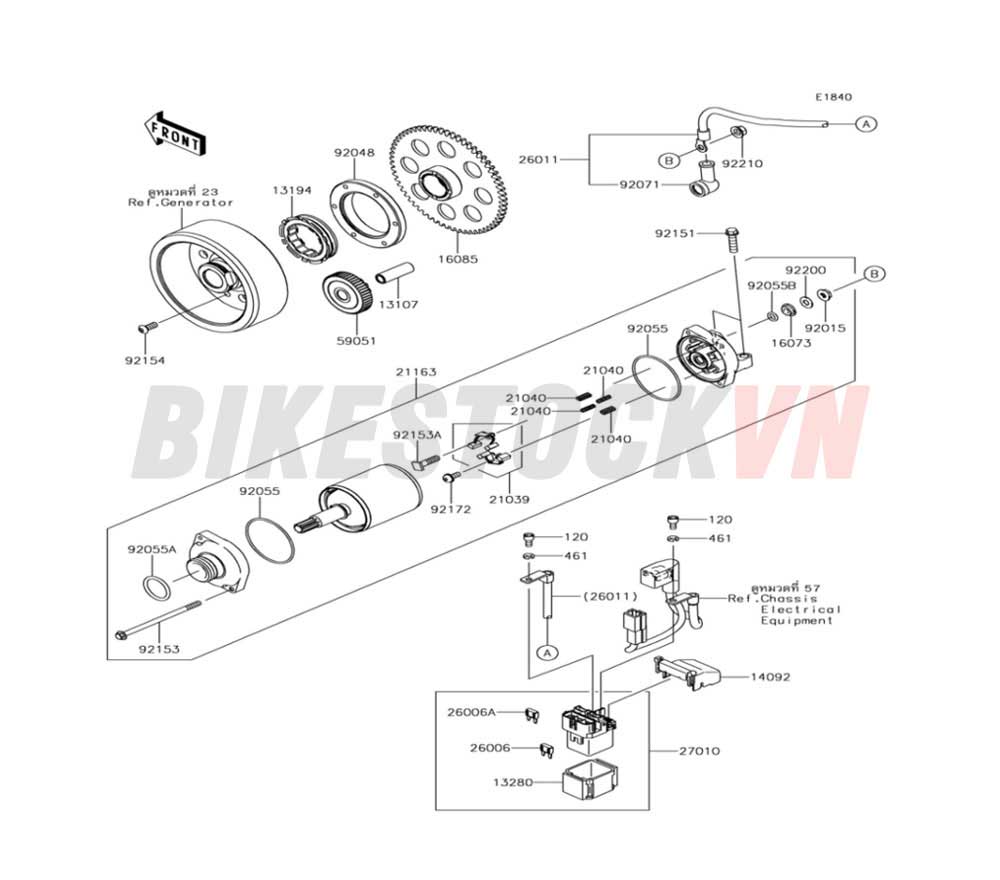 ENGINE STARTER MOTOR