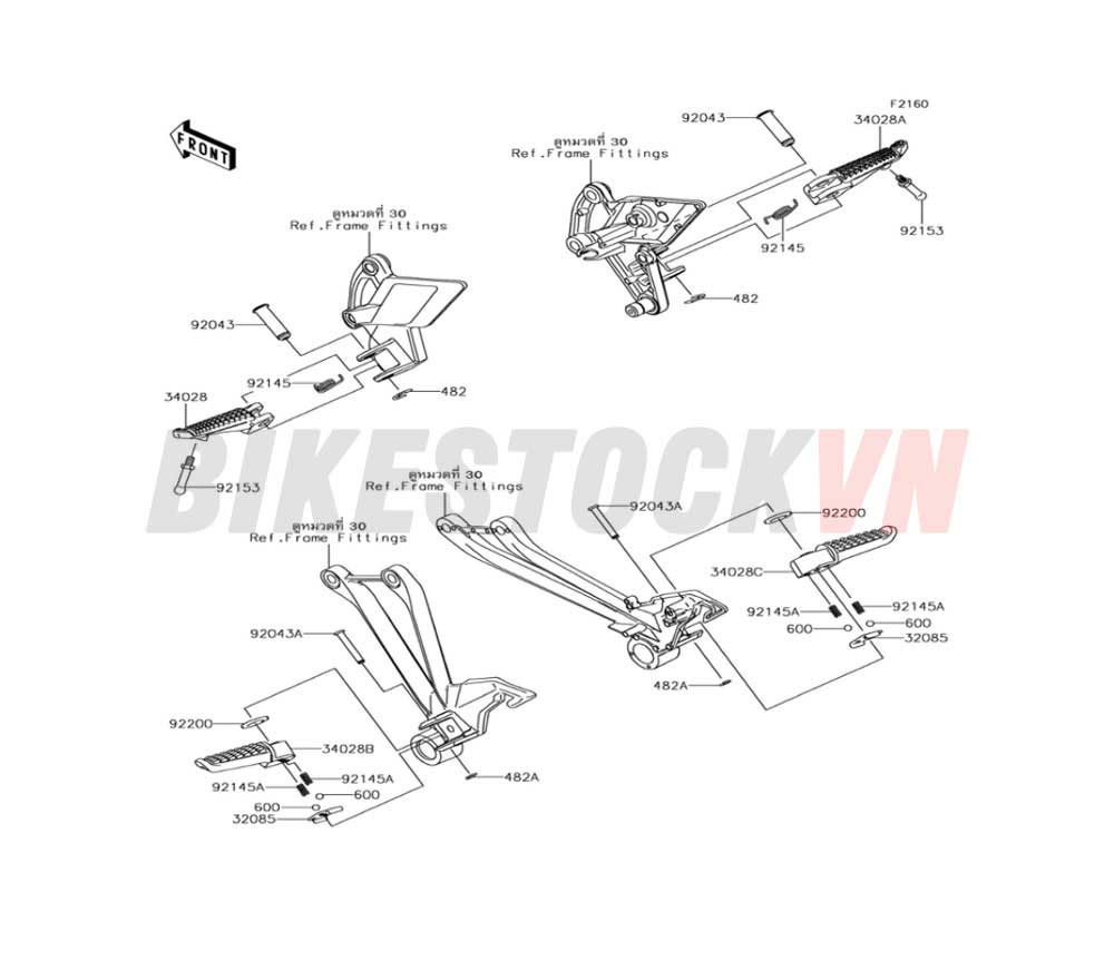 CHASSIS FOOTRESTS