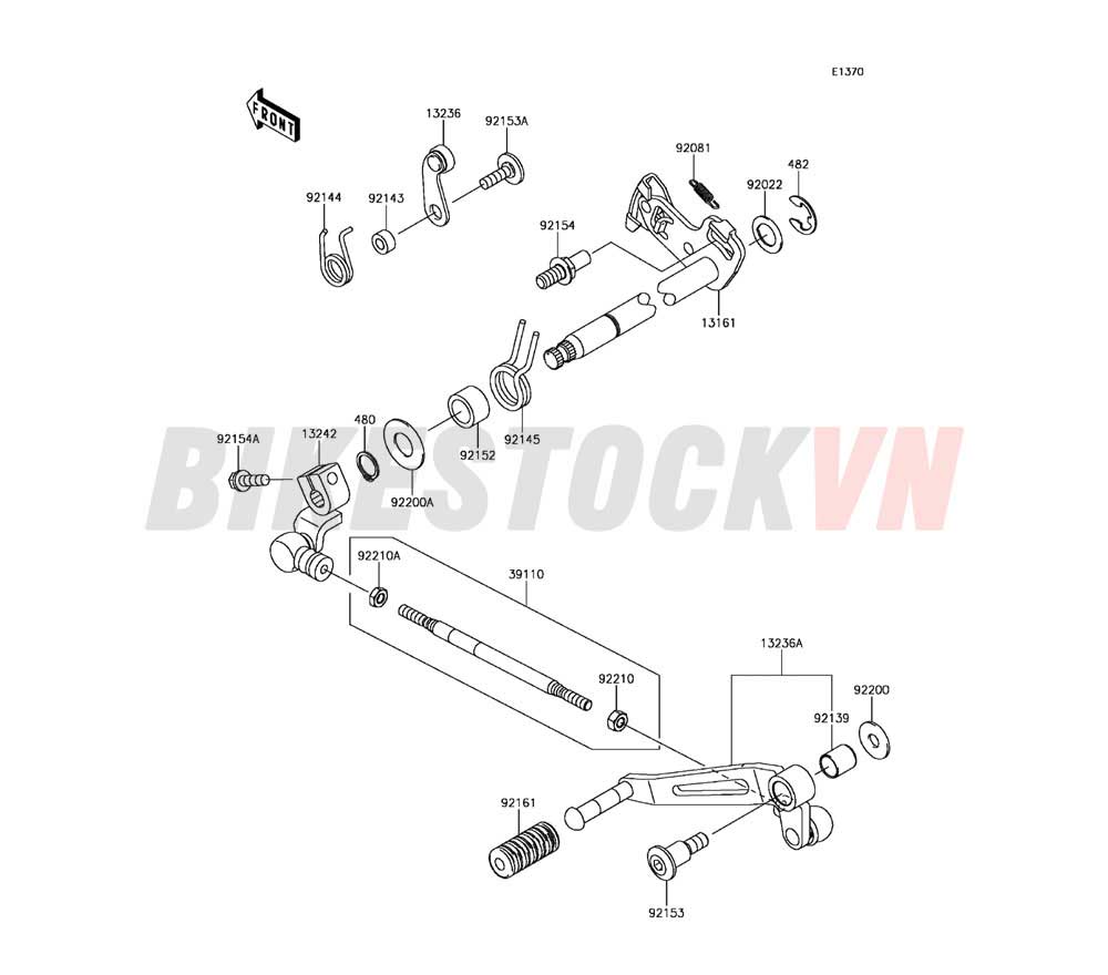 ENGINE GEAR CHANGE MECHANISM