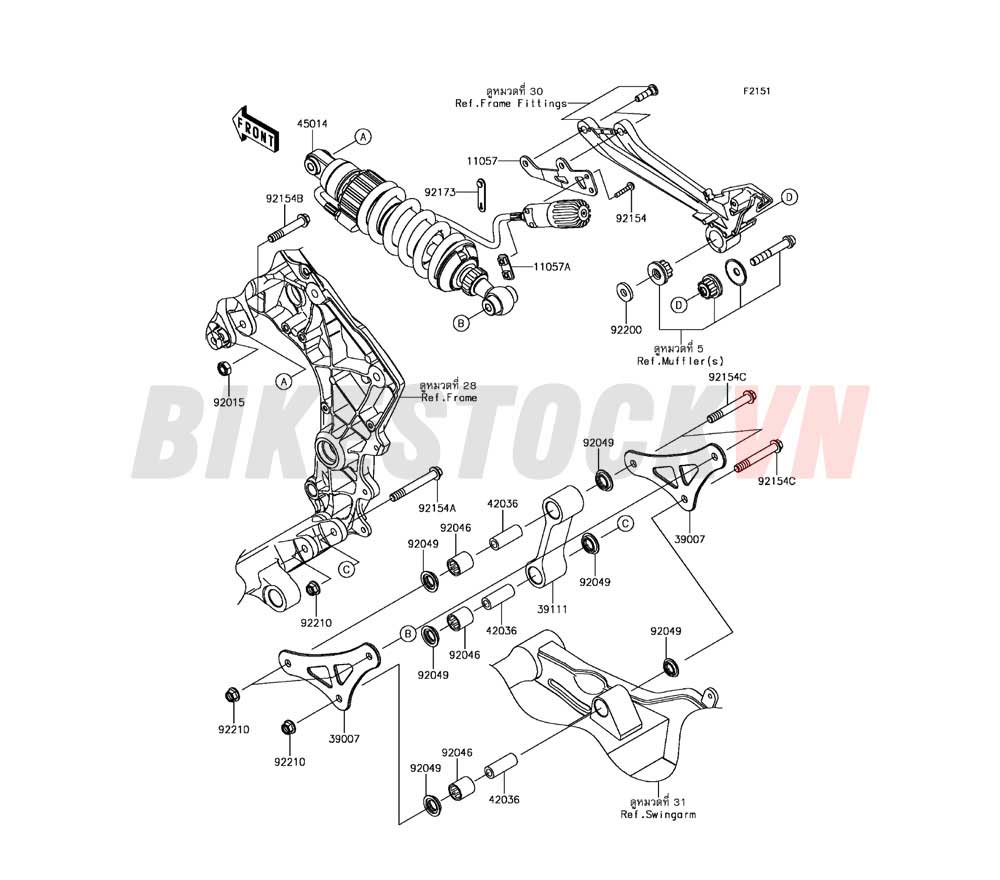 CHASSIS SUSPENSION SHOCK ABSORBER