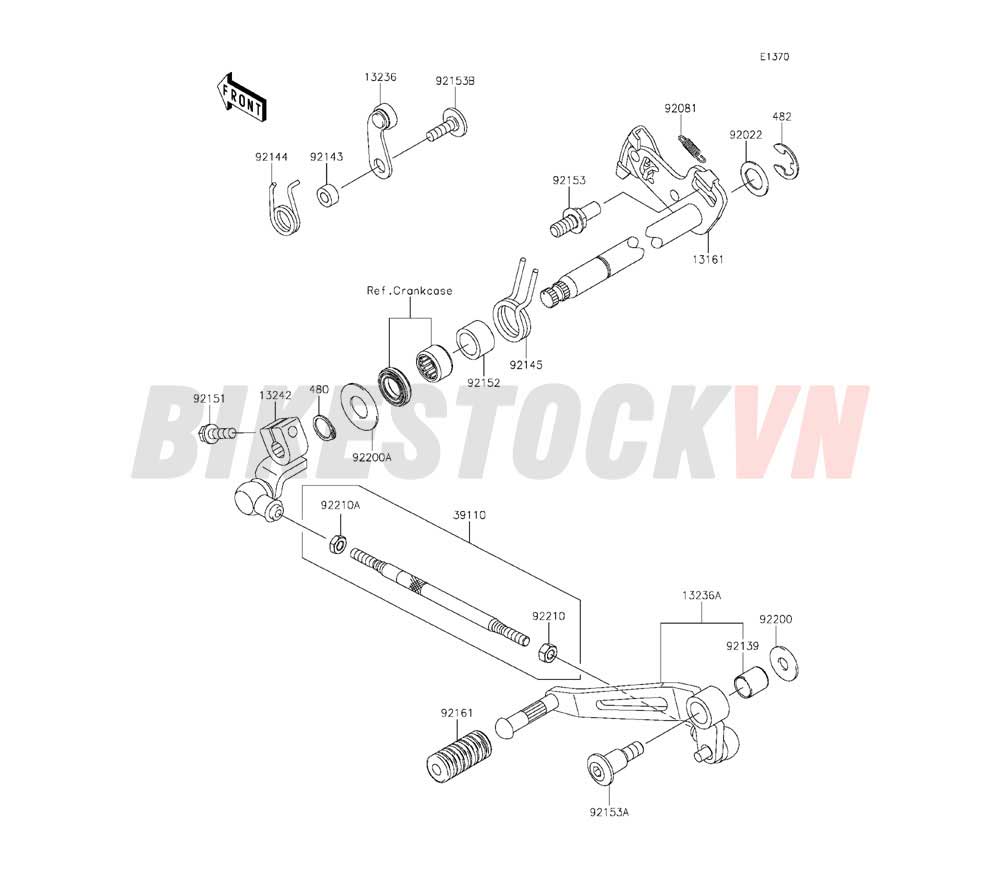 ENGINE GEAR CHANGE MECHANISM