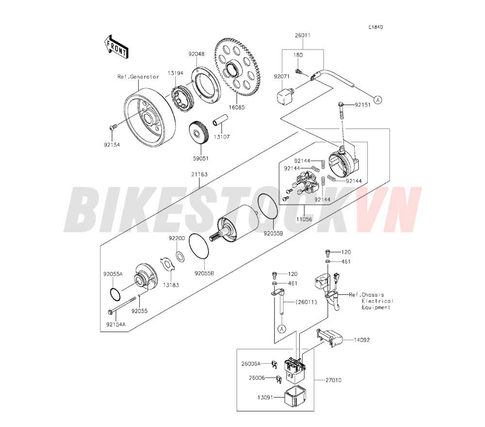 ENGINE STARTER MOTOR