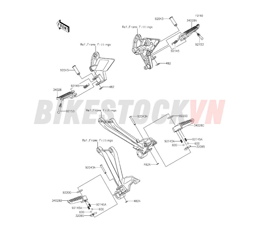 CHASSIS FOOTRESTS