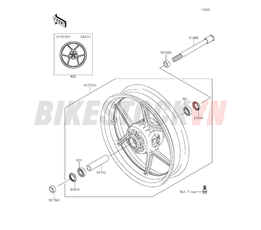 CHASSIS FRONT HUB