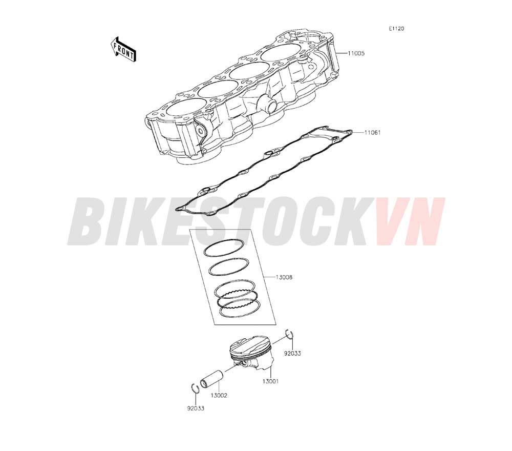 ENGINE CYLINDER/PISTON(S)