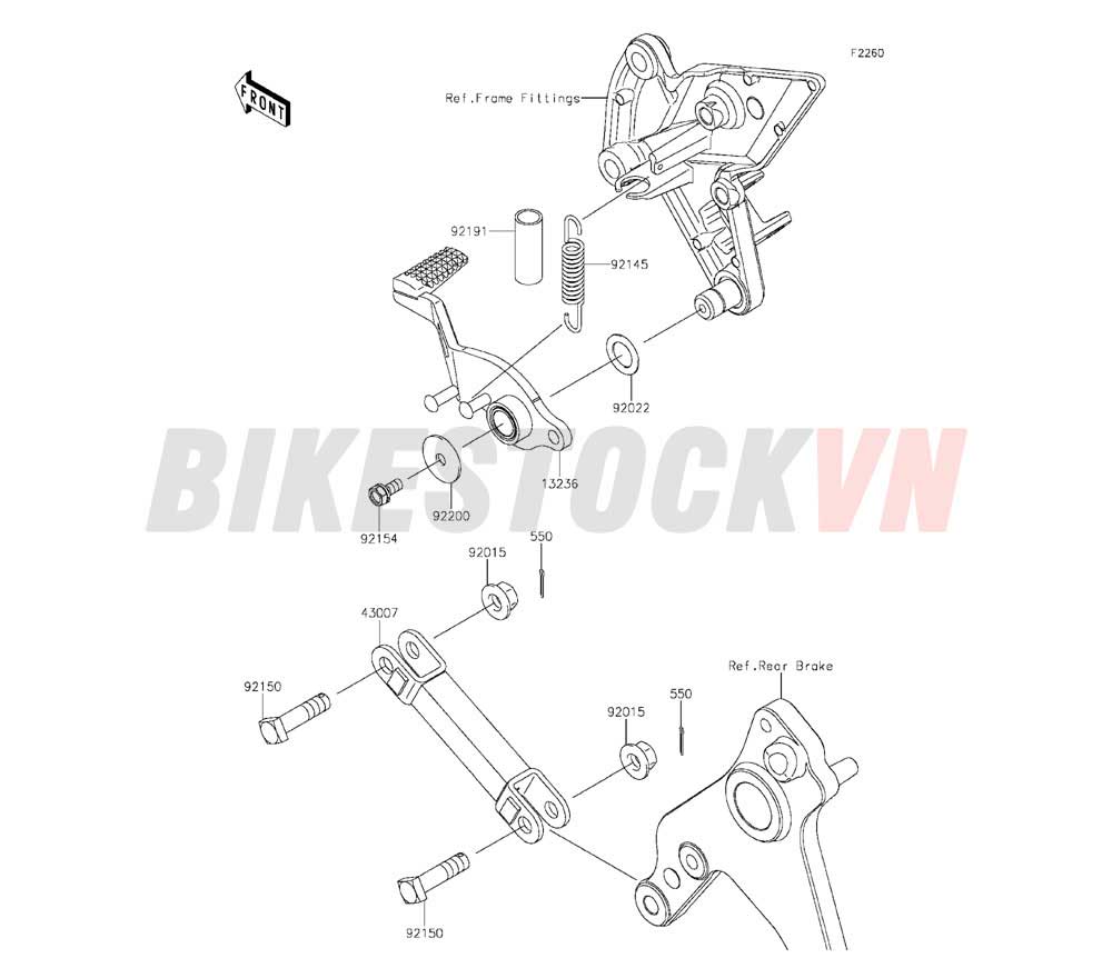 CHASSIS BRAKE PEDAL