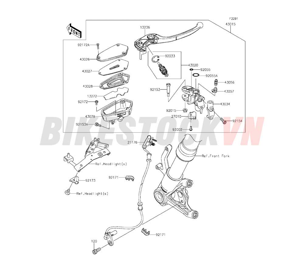 CHASSIS FRONT MASTER CYLINDER