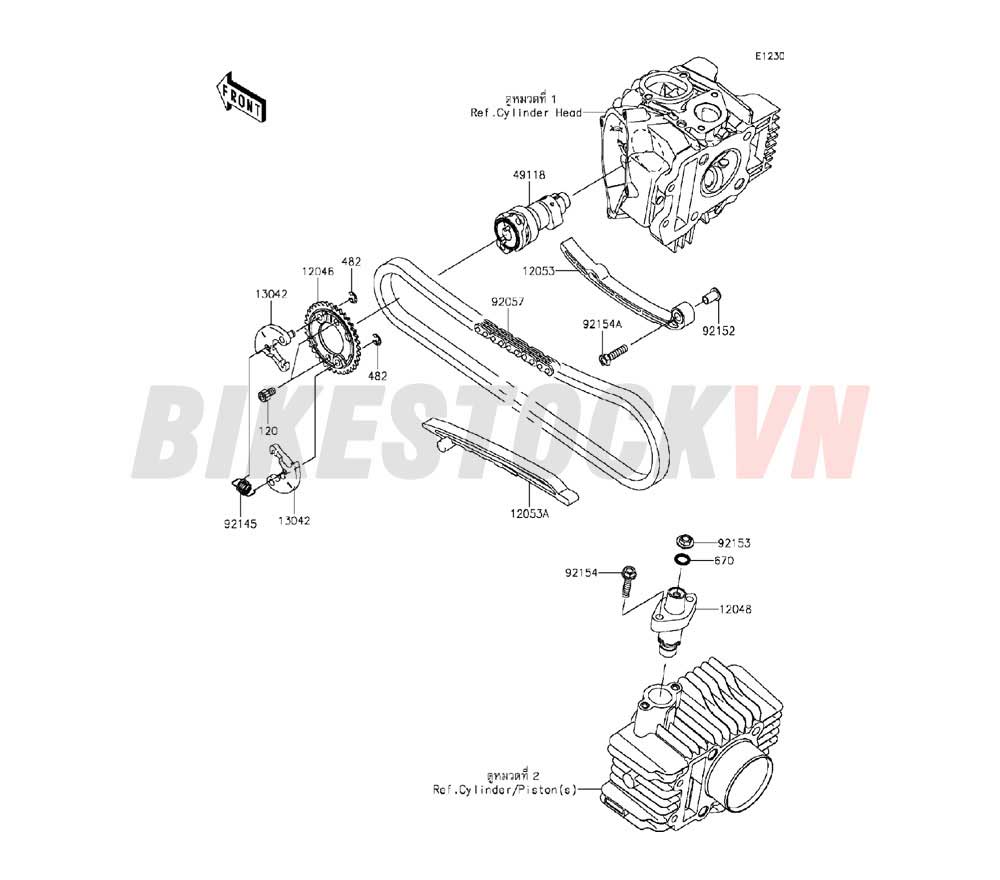 ENGINE CAMSHAFT(S)/TENSIONER