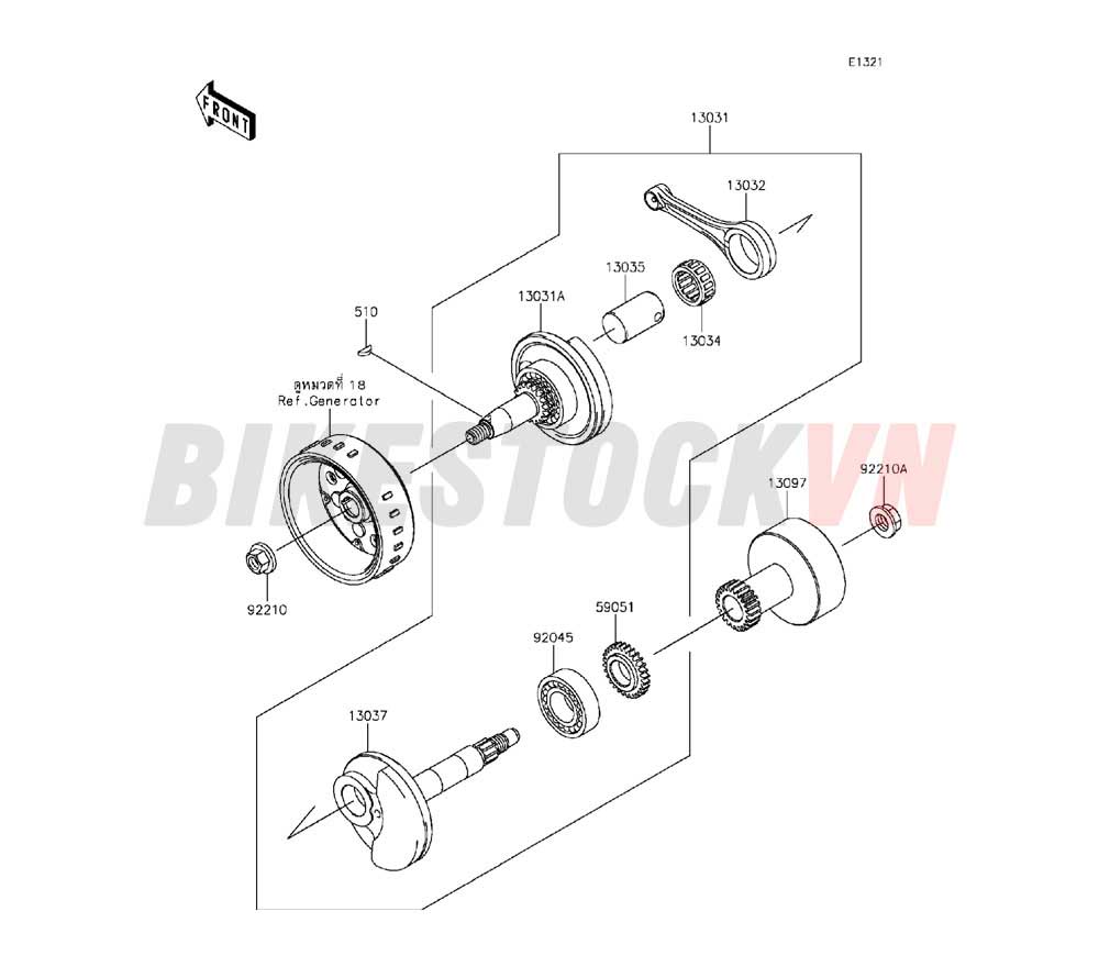 ENGINE CRANKSHAFT