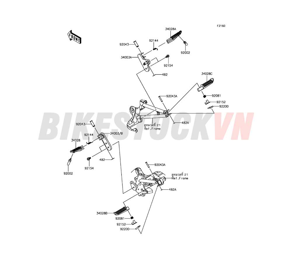 CHASSIS FOOTRESTS